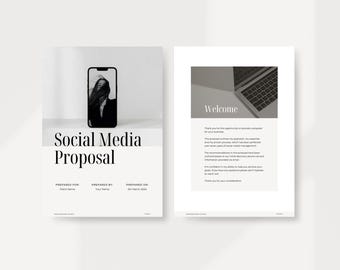 Social Media Vorschlag Vorlage: Bearbeitbares Canva Design (Digitaler Download)