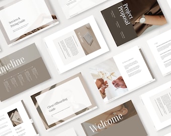 Canva Template Bundle: 60+ bearbeitbare Seiten (Digitaler Download)