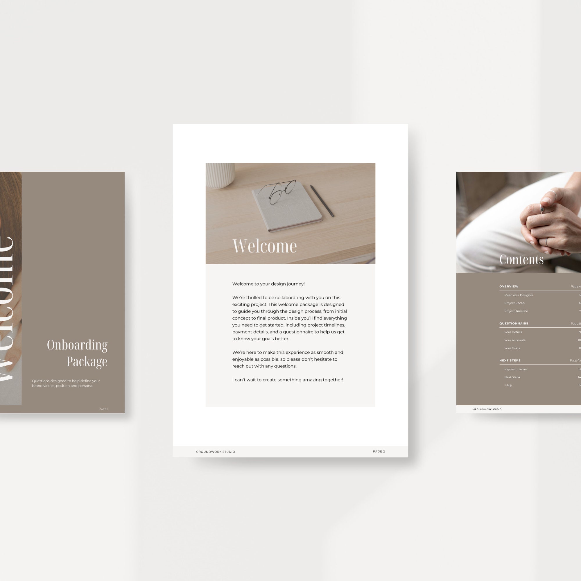 Client Welcome Package: Editable Canva Template (digital Download) - Etsy