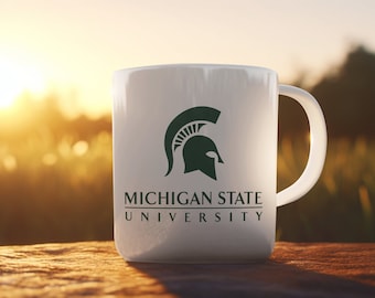 Michigan State Spartans Ceramic Mug, 11oz