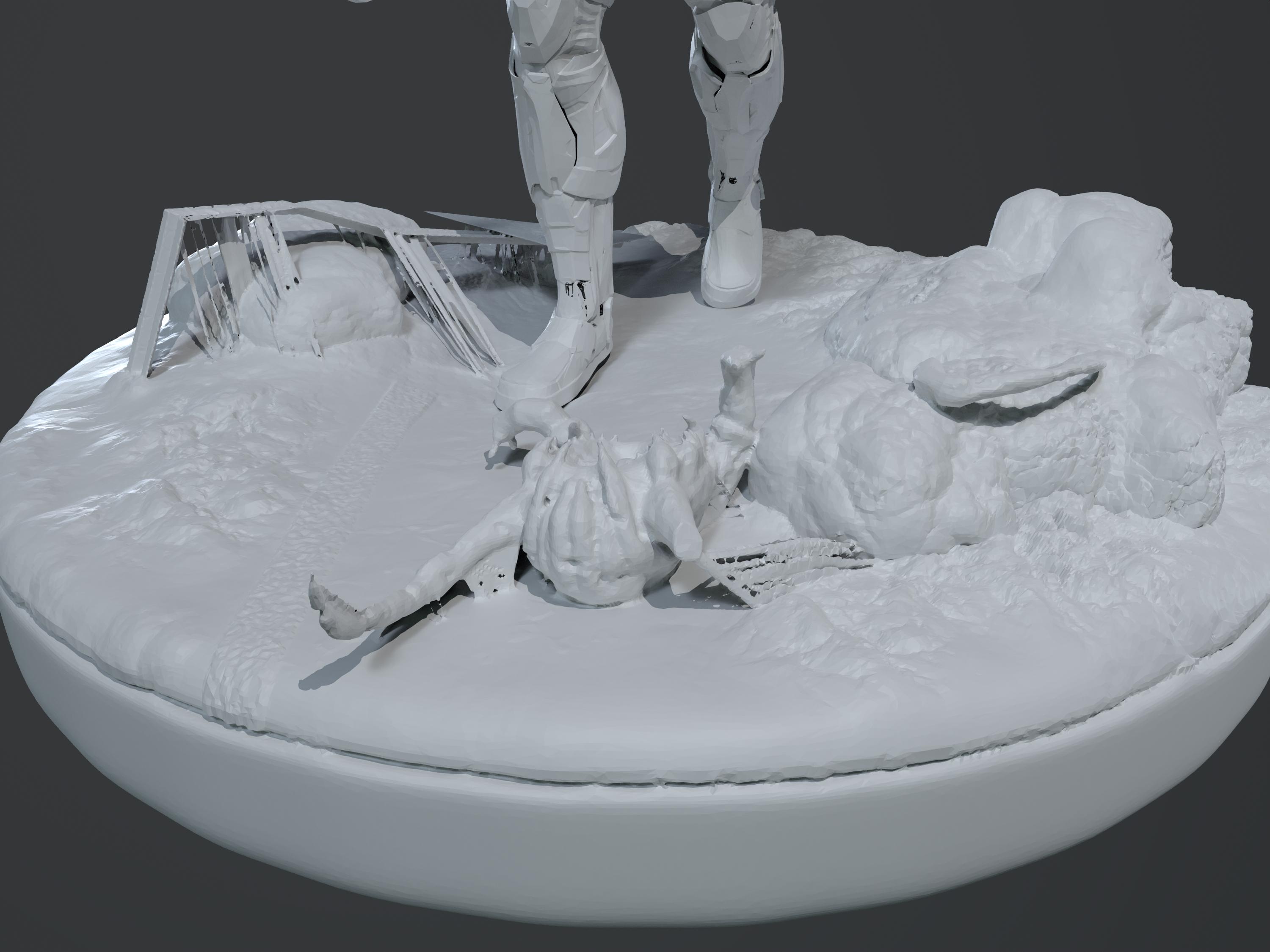 Sci-fi HEV Suit Character STL File – Futuristic Armor 3D Print Model ...
