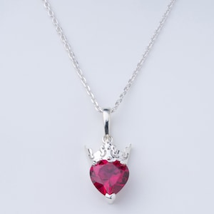 Heart Pendant Silver Necklace, Genuine 925 Silver Jewelry For Women, Perfect Valentine Gift For Your Wife, Hand made Silver jewelry