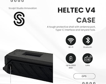 D2R-V4 Rugged Case for Heltec V4 | Meshtastic GPS Enclosure