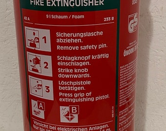 Feuerlöscher Papierkorb Abfalleimer Feuerwehr Feuerwehrgeschenk SKA9