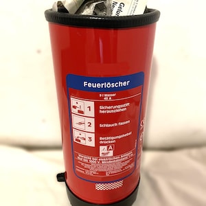 Fire extinguisher wastepaper basket trash can fire brigade gift fire brigade gift SKA9