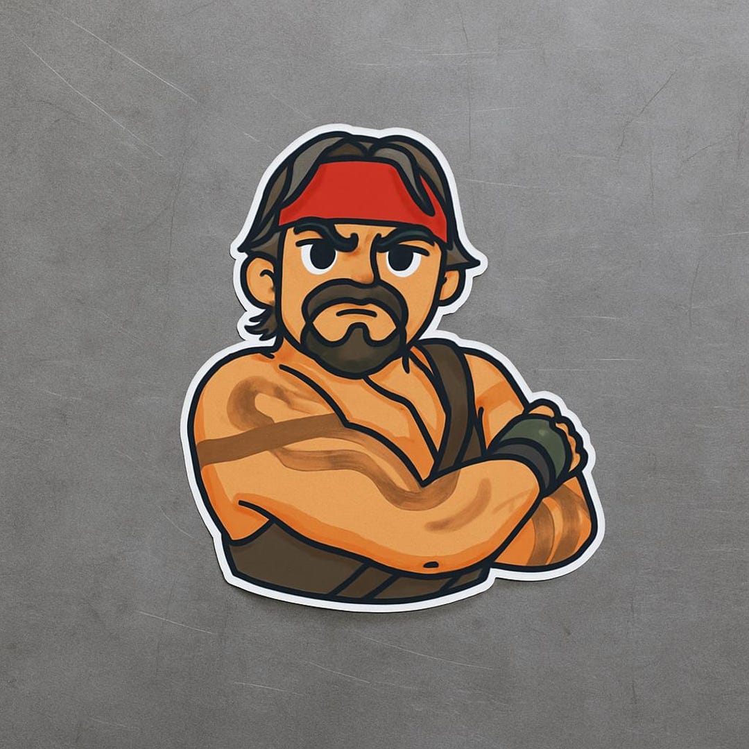 Chibi Style Counter Strike 2 T Agent Kiss-cut Sticker, Colorful Gamer ...