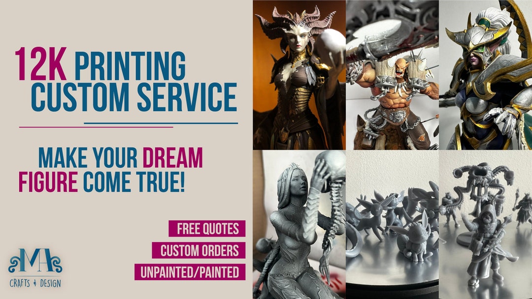 3D Printing - 12k Custom 3D Printing Orders for Tabletop Games, Large ...