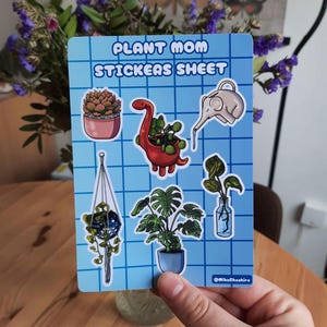 Plant Mom Starterpaket - A6-Aufkleberbogen