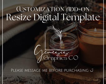 Resize Design Template Add-On