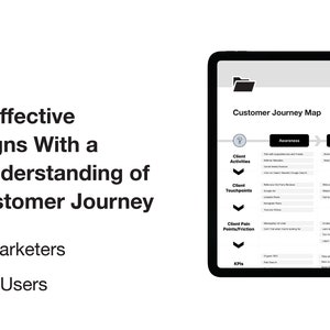 Kundenreise-Karte Vorlage für Marketing-Journal-Tool Google Template