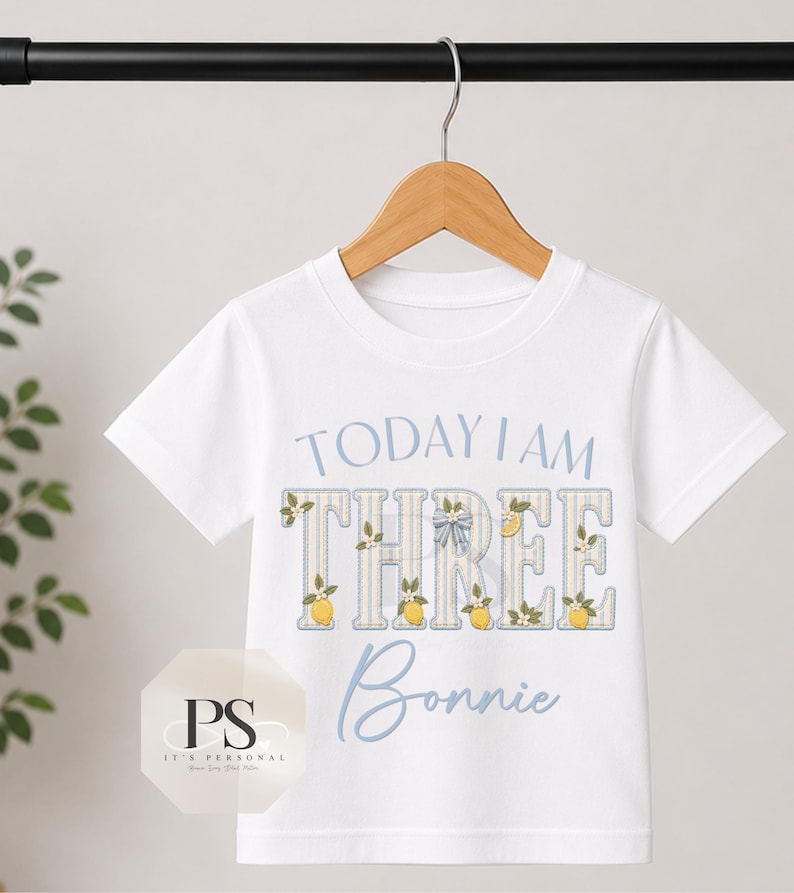 Personalised Birthday T Shirt Any Age, Lemon Birthday Outfit, Any Age ...