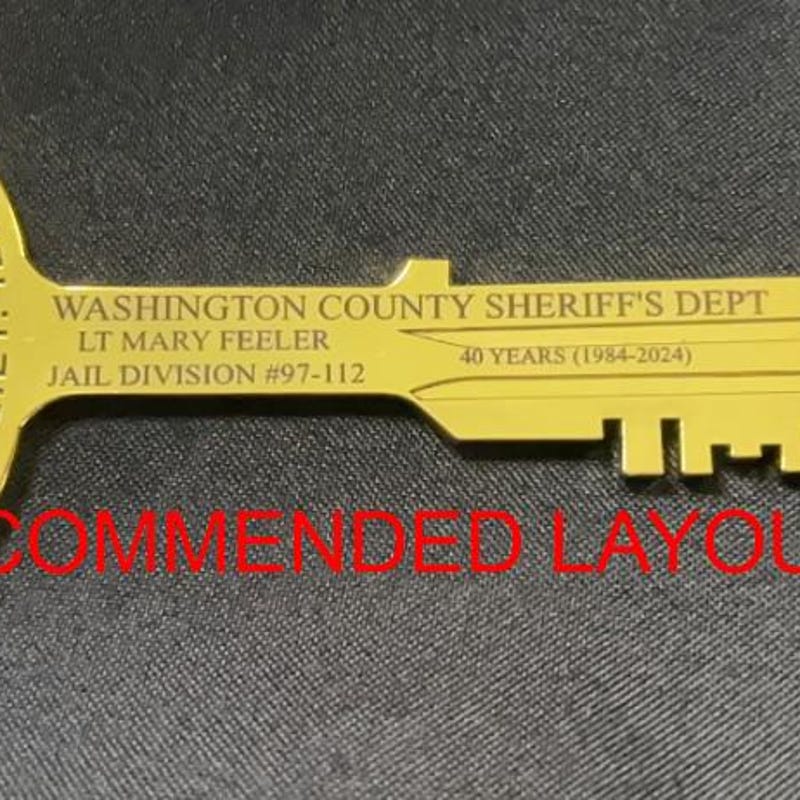 Personalized Prison Key - Etsy