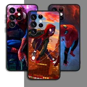 Superhero Spider Man Art Phone Case für Samsung A54 A53 S21 S23 S24 FE Hinweis Ultra Galaxy / Für iPhone 11 12 13 14 15 XS XR Plus Pro Max