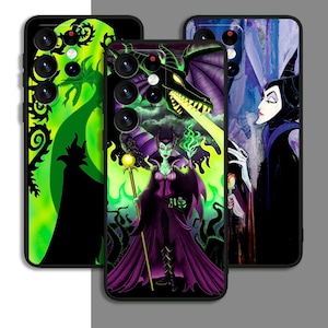 Custodia per telefono con motivo regina cattiva dei cartoni animati, arte divertente, per Samsung A54 A53 S21 S23 S24 FE Ultra Galaxy / per iPhone 8 11 12 13 14 15 XS XR Plus Pro Max