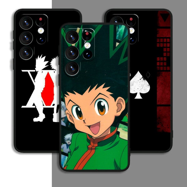 Anime Manga Hunter Art Phone Case For Samsung A54 A53 S21 S22 S23 S24 FE Note Ultra Galaxy / For iPhone 11 12 13 14 15 XS XR Plus Pro Max