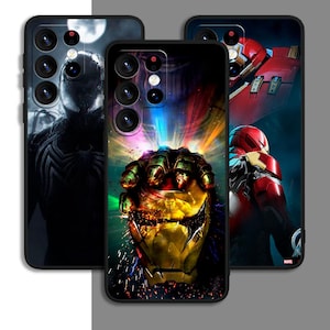 Superhero Avengers Cool Art Phone Case For Samsung A54 A53 S21 S23 S24 FE Note Ultra Galaxy / For iPhone 11 12 13 14 15 XS XR Plus Pro Max