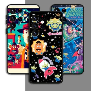 Funda de teléfono con diseño de Toy Story para Samsung A54, A53, S21, S23, S24 FE, Ultra Galaxy y iPhone 7, 8, 11, 12, 13, 14, 15, XS, XR Plus, Pro Max.