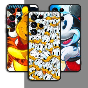 Custodia per telefono con motivo a cartoni animati Mickey Minnie per Samsung A54 A53 S21 S23 S24 FE Ultra Galaxy / per iPhone 7 8 11 12 13 14 15 XS XR Plus Pro Max