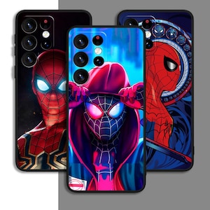 Superhero Spider Man Art Phone Case für Samsung A54 A53 S21 S23 S24 S25 FE Hinweis Ultra Galaxy / Für iPhone 12 13 14 15 16 XS XR Plus Pro Max