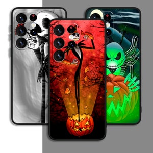 Art cauchemar de noël étui pour samsung A54 A53 S21 S23 S24 FE Note Ultra Galaxy/pour iPhone 11 12 13 14 15 XS XR Plus Pro Max