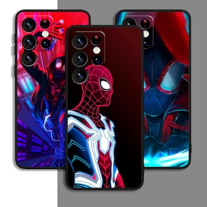 Superhero Spider Man Art Phone Case für Samsung A54 A53 S21 S23 S24 S25 FE Hinweis Ultra Galaxy / Für iPhone 12 13 14 15 16 XS XR Plus Pro Max