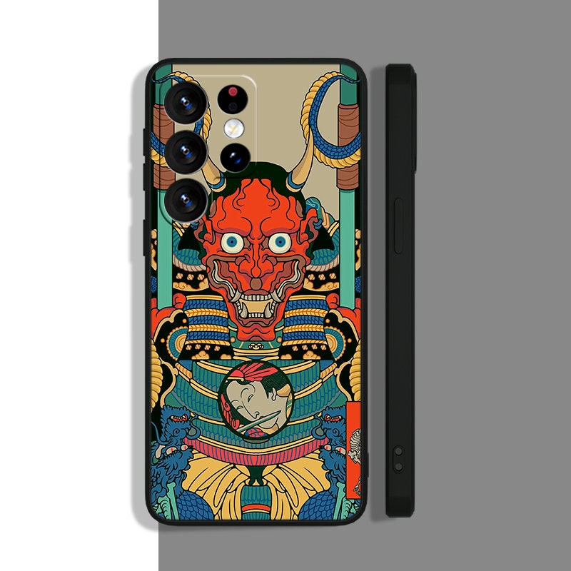 Japan Samurai Swordsman Art Phone Case for Samsung A54 A53 S21 S23