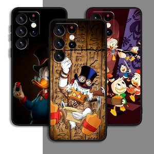 Donald Duck Cartoon Funny Art Phone Case For Samsung A55 A54 S25 S24 FE Ultra Galaxy / For iPhone 7 8 11 12 13 14 15 16 XS XR Plus Pro Max