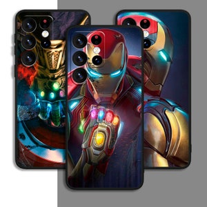 Custodia per telefono con motivo Iron Man, supereroe, per Samsung A54 A53 S21 S23 S24 FE Note Ultra Galaxy/per iPhone 11 12 13 14 15 XS XR Plus Pro Max