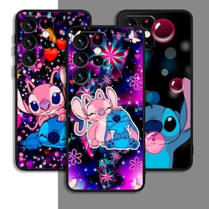 Cartoon Stitch Funny Art Telefoon Geval Voor Samsung A54 A53 S21 S23 S24 FE Ultra Galaxy/Voor iPhone 11 12 13 14 15 XS XR Plus Pro Max