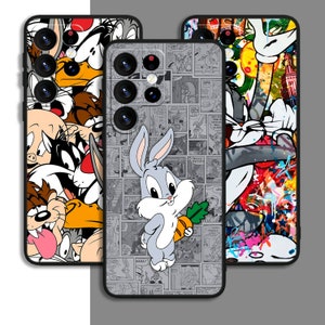 Funda de teléfono con diseño de conejito, pájaro, pato Duffy, para Samsung A54, A53, S21, S23, S24, FE Ultra Galaxy/iPhone 11, 12, 13, 14, 15, XS, XR Plus, Pro Max