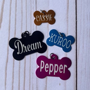 Custom Engraved Metal Pet ID Tags