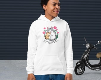 Cozy Cat Mom Hoodie