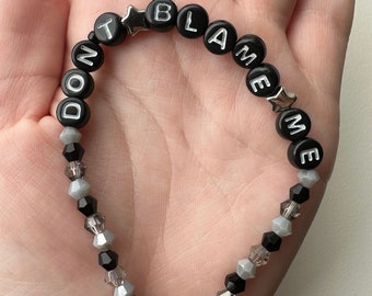 Don't Blame Me Beaded Friendship Bracelet