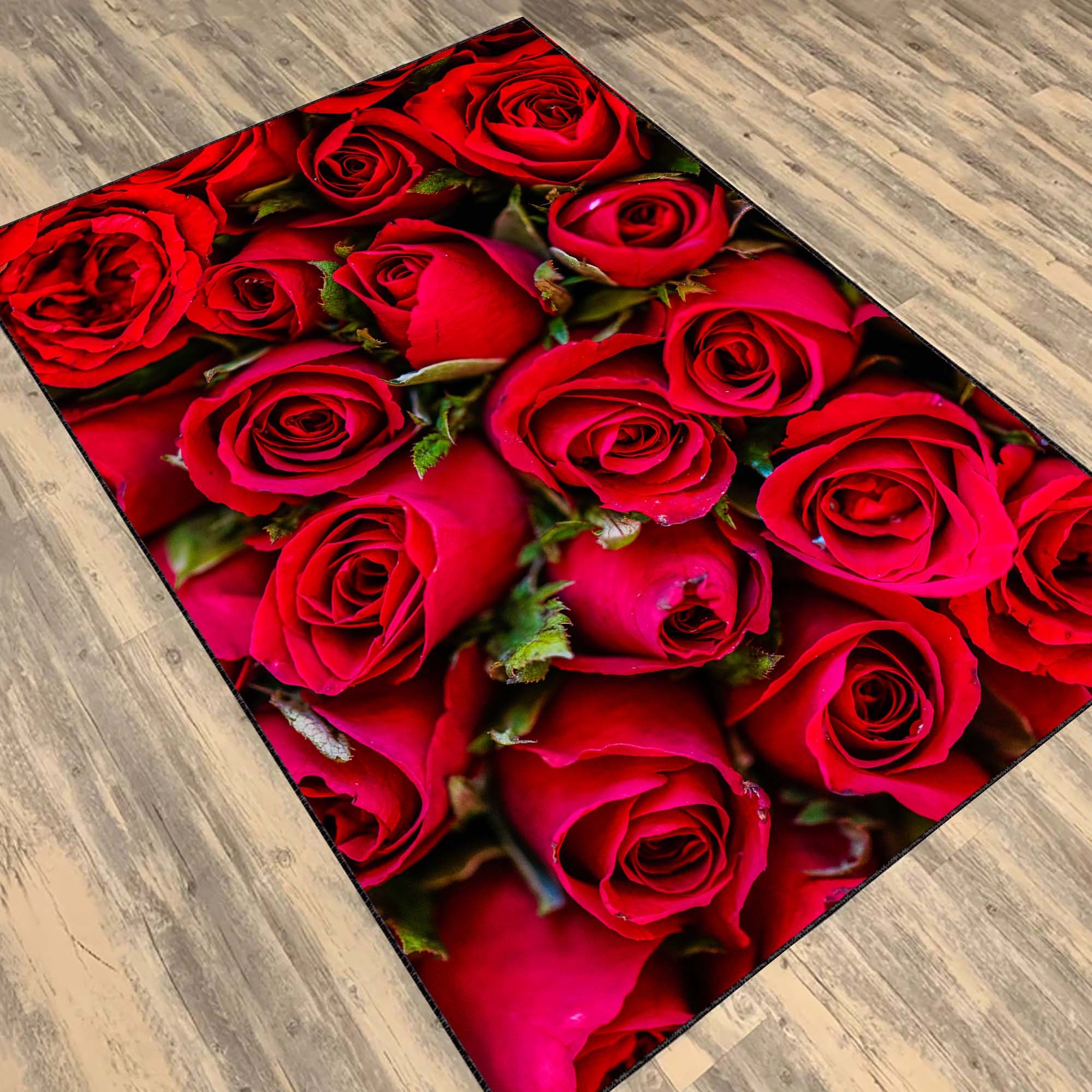 Woven Rug Pattern Roses Red Roses, Red Roses Rug, Roses Rug, Red Floral Rugs, Floral Rug ...