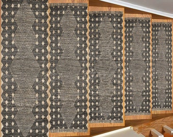Traditional Vintage Step Rugs, Stair Runner, Stair Rug, Stair Decor, Custom Stair Rug, Stair Treads, Machine Washable Rug, Non-Slip Rug