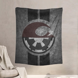 Sci-Fi Wall Tapestry, Space Empire Decor, Galaxy Theme Hanging, Dark Aesthetic Tapestry, Star Battle Flag, Futuristic Wall Hanging,Nerd Gift