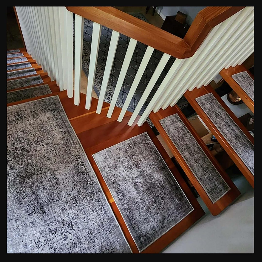 Stair Tread, Stair Tread Rug, Stair Step, Patterned Rug, Special for ...