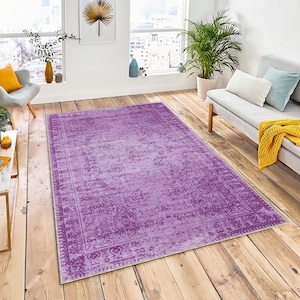 Classic Purple Rug, Overyd Purple Rug, Modern Purple Rug, Purple Turkish Rug, Unique Design Rug, Floor Rug, Indoor Rug, Area Large Rug