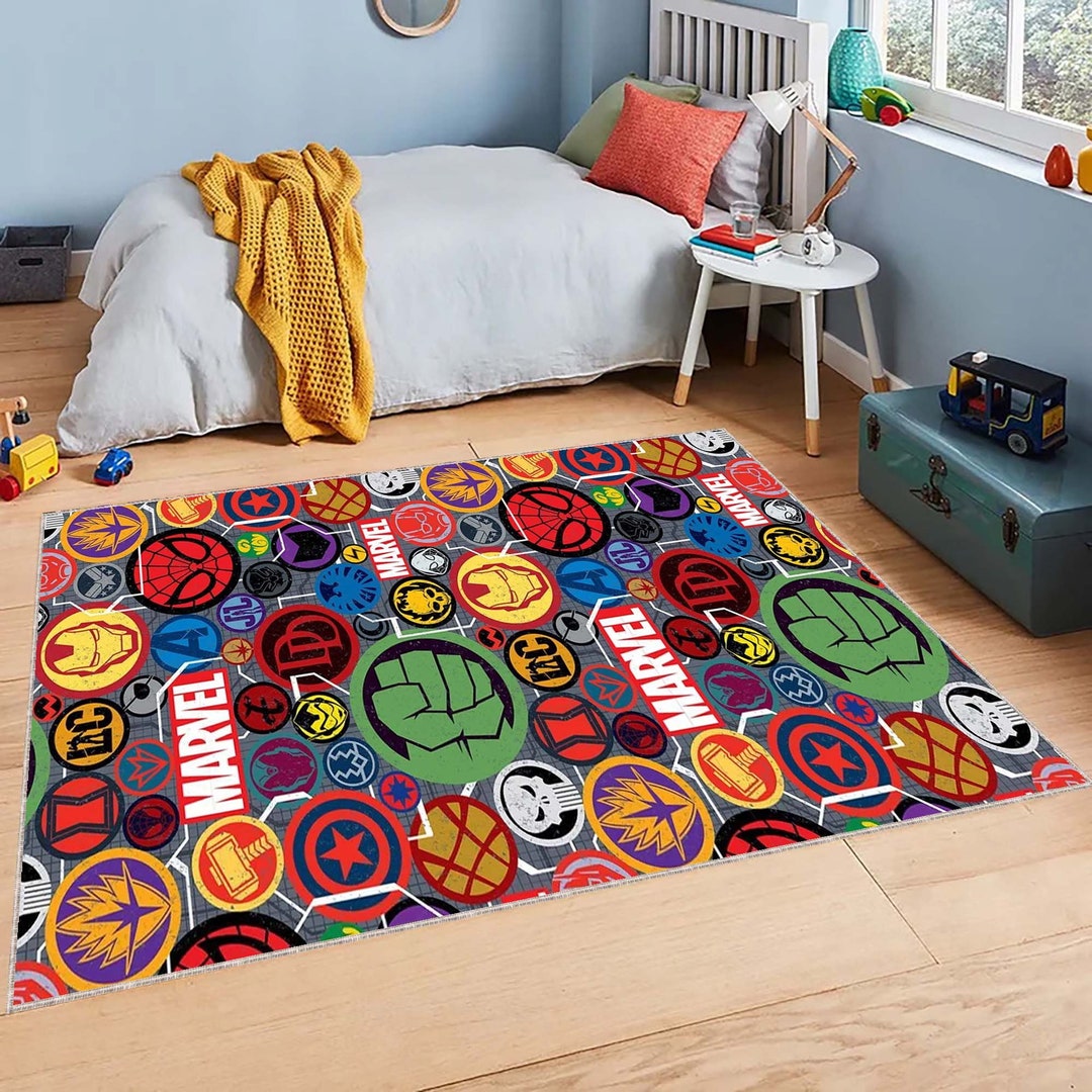 Superhero Rug, Ironman Rug, Hulk Rug, Spiderman Rug, Super Hero Rug ...