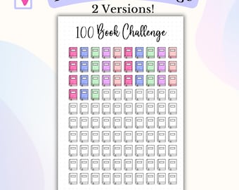 100 Buch Challenge Bullet Journal Druckbares Lesetagebuch Lese Tracker Bujo Digitales Book Tracker Buch Journal Lesejournal