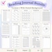 Reading Bullet Journal Bundle Book Tracker Bundle Printable Book Bujo ...