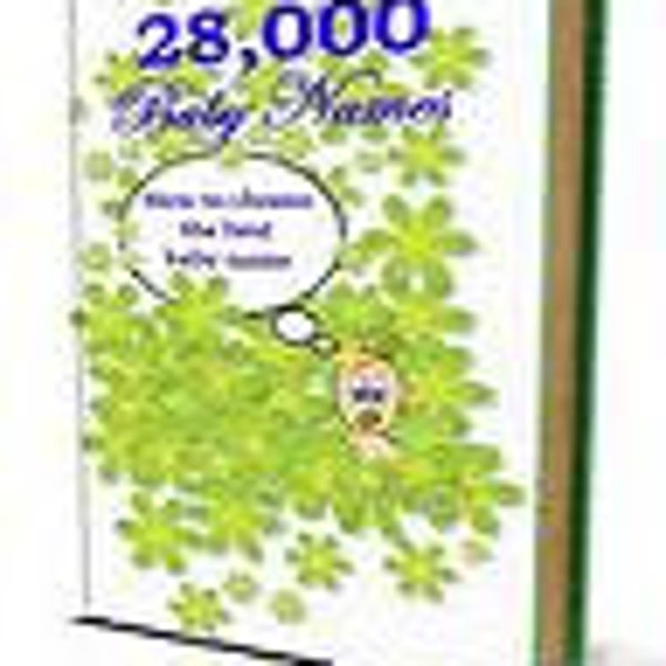 28,000 Baby Names E-book, Unique Baby Naming Guide, Inspirational Names Ebook, Digital Download