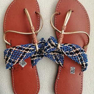Hand-made summer sandals