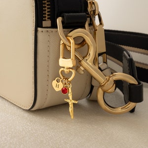Monogram Purse Charm Etsy