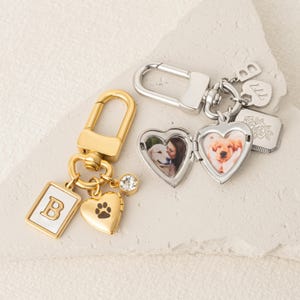 Personalized Pet Keychain, Pet Photo Keychain, Pet Name Tag, Pet Picture Keychain, Pet Collar Tag, Pet Memorial Keychain, Christmas Gift