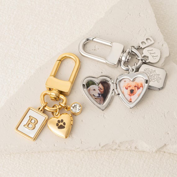Personalized Pet Keychain, Pet Photo Keychain, Pet Name Tag, Pet Picture Keychain, Pet Collar Tag, Pet Memorial Keychain, Christmas Gift