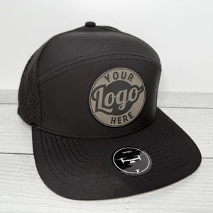 CUSTOM Logo Hat, New Performance Hat, Mens custom hats, Leather Patch Hat, Business Merch, Bulk Custom Leather patch hat, Bulk Hats