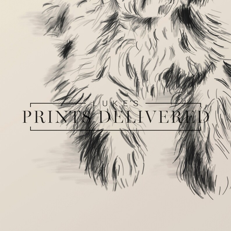 Cavoodle Sketch Art Print