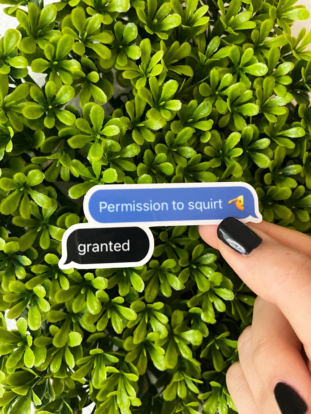 Imessage Permission to Squirt Sticker - Etsy