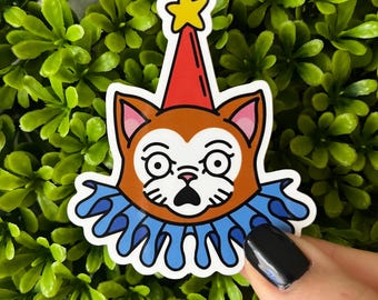 Zirkus Purrformer Aufkleber